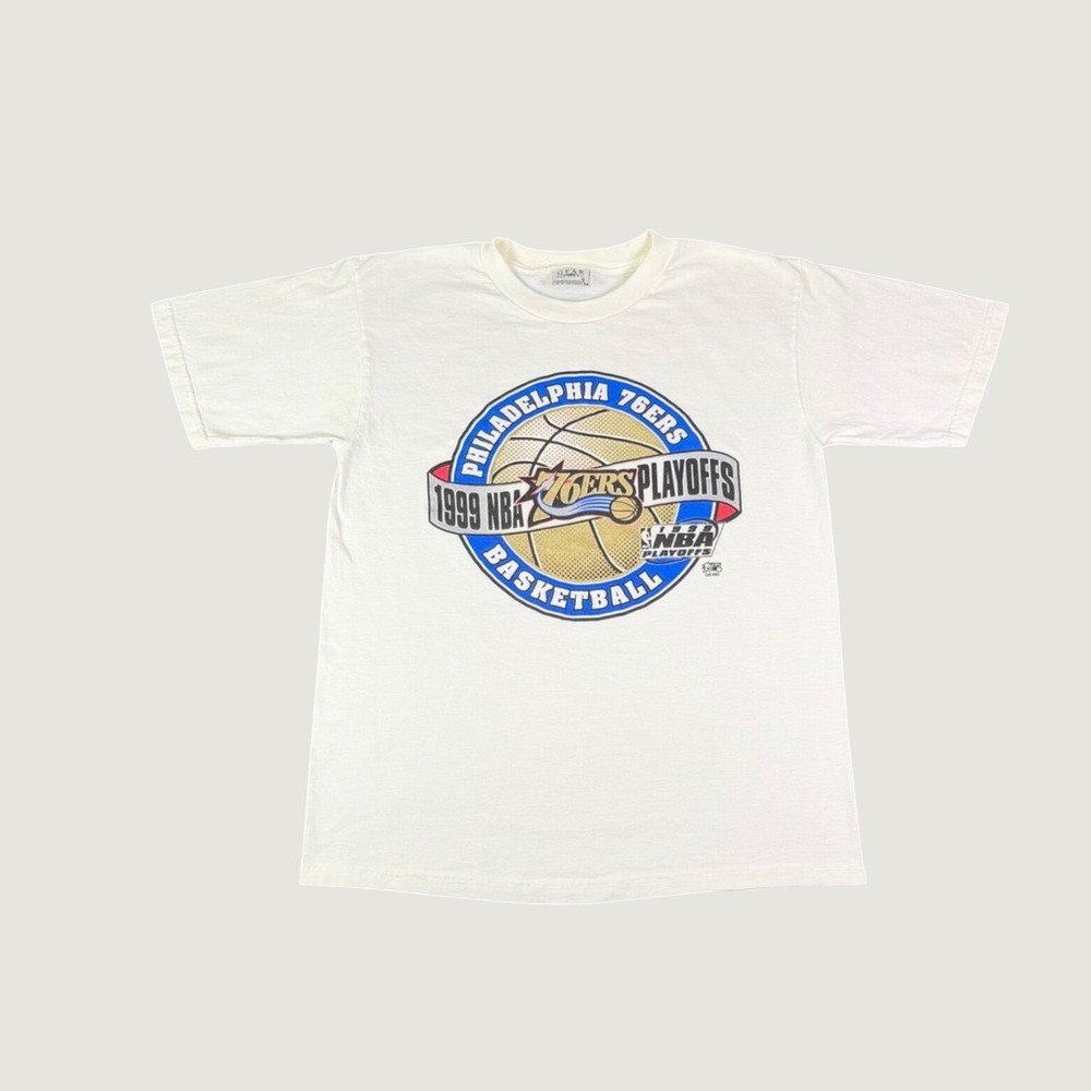 Vintage Gear for Sports Philadelphia 76ers 1999 NBA Playoffs T-Shirt Mens Med